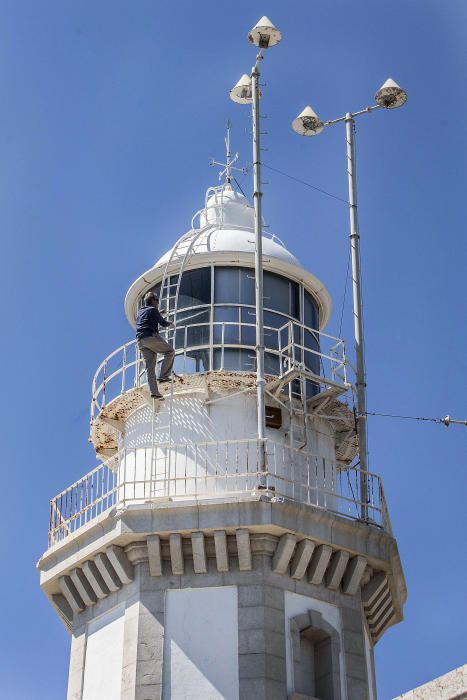 Imágenes espectaculares de los faros de Alicante