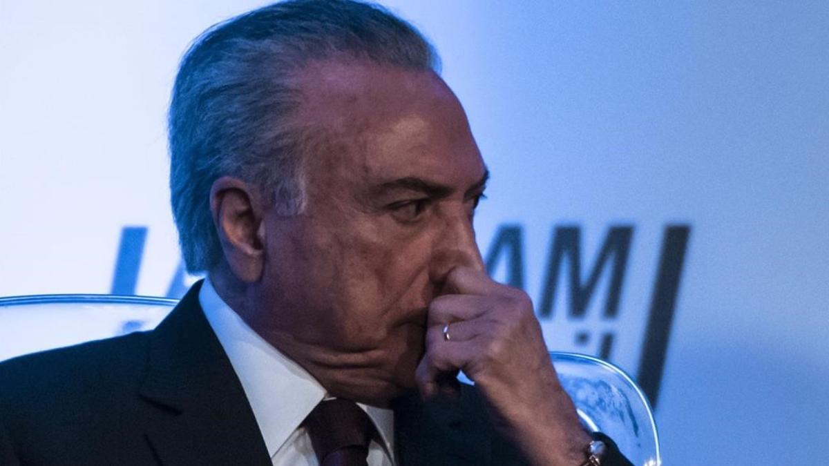 El presidente de Brasil, Michel Temer.