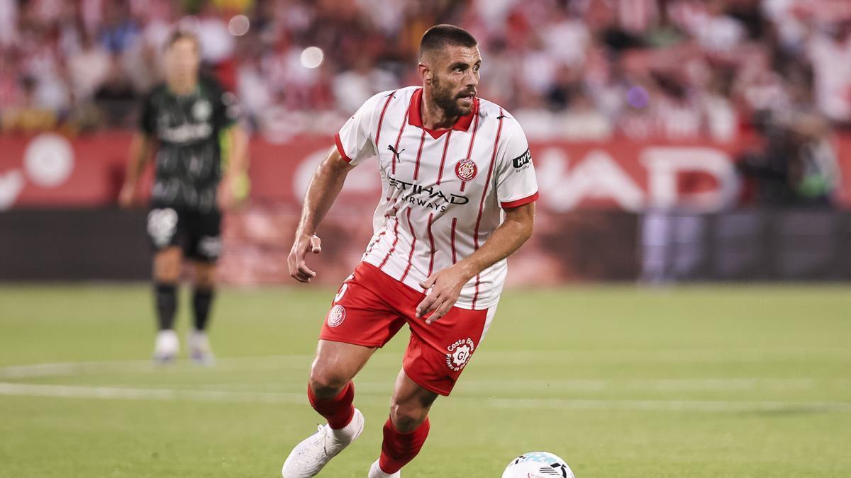 David López es uno de los jugadores del Girona que acaba contrato el próximo 30 de junio