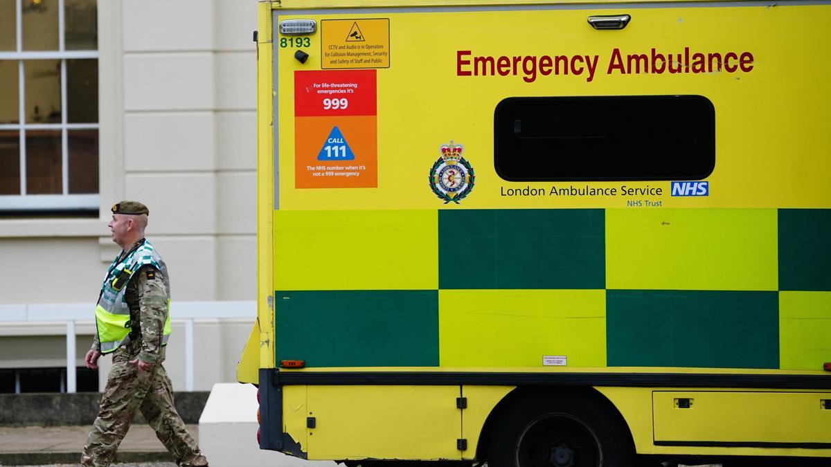 Una ambulancia en Londres en una imagen de archivo.