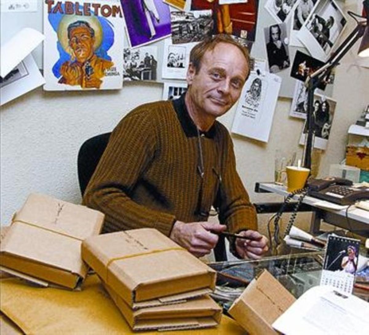 Una imatge de Mario Pacheco captada al seu despatx de Madrid. Una imatge de Mario Pacheco captada al seu despatx de Madrid.