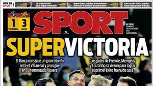 Las portadas de la prensa deportiva de hoy