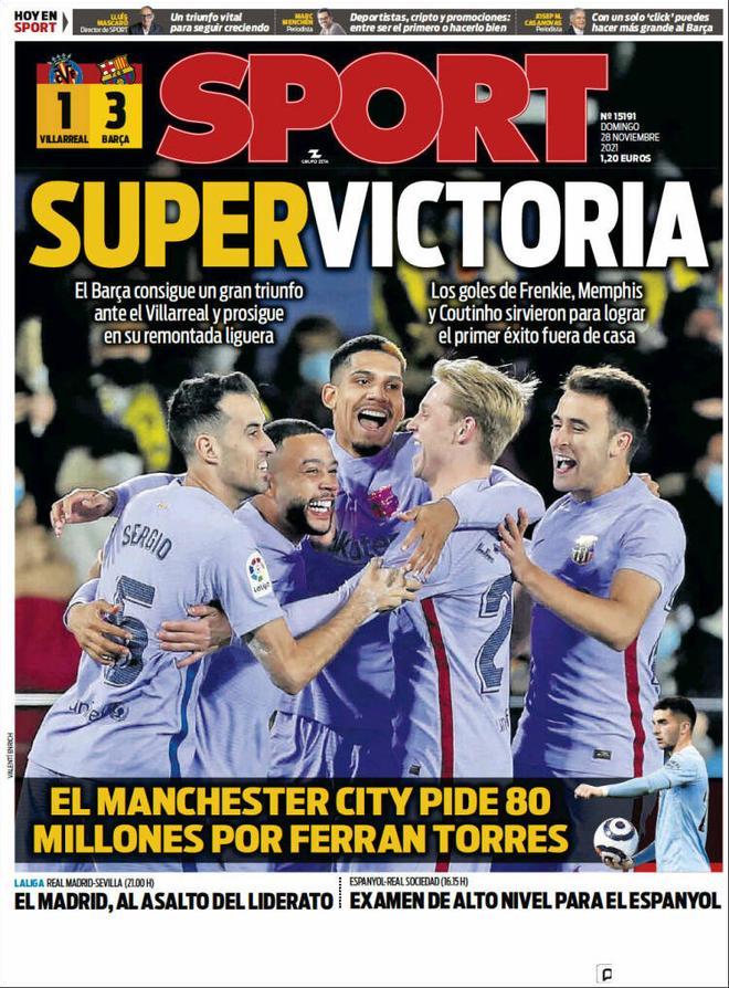 Las portadas de la prensa deportiva de hoy