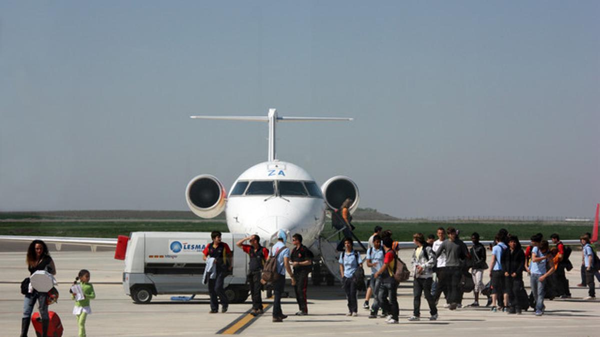 El aeropuerto de Lleida-Alguaire.