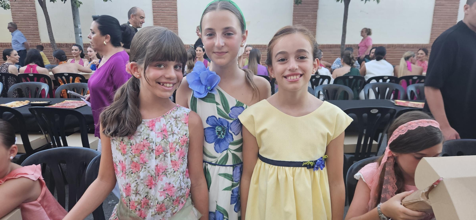Candidatas a Fallera Mayor Infantil de València 2025 en la "punxà"
