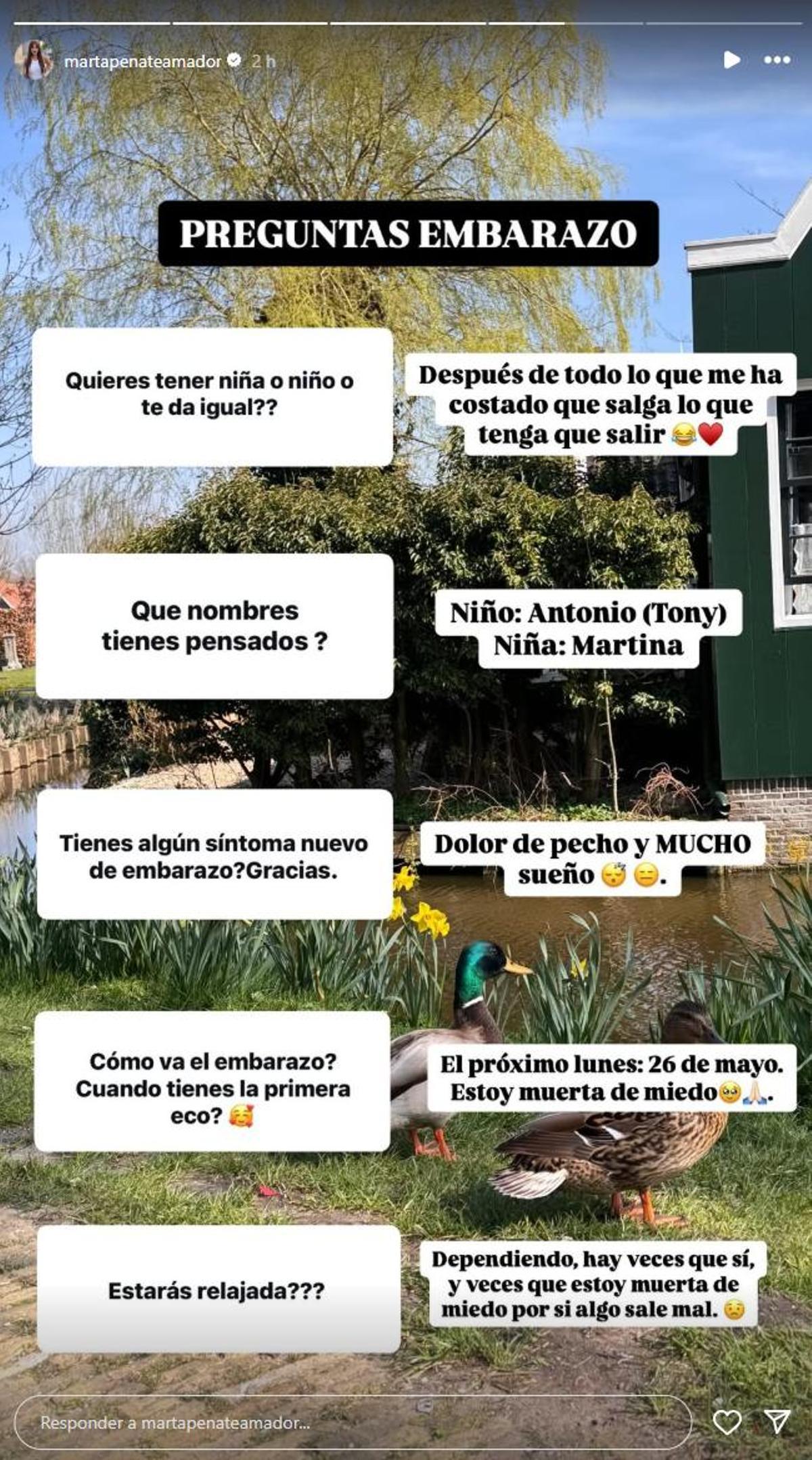 Publicación de Marta Peñate.