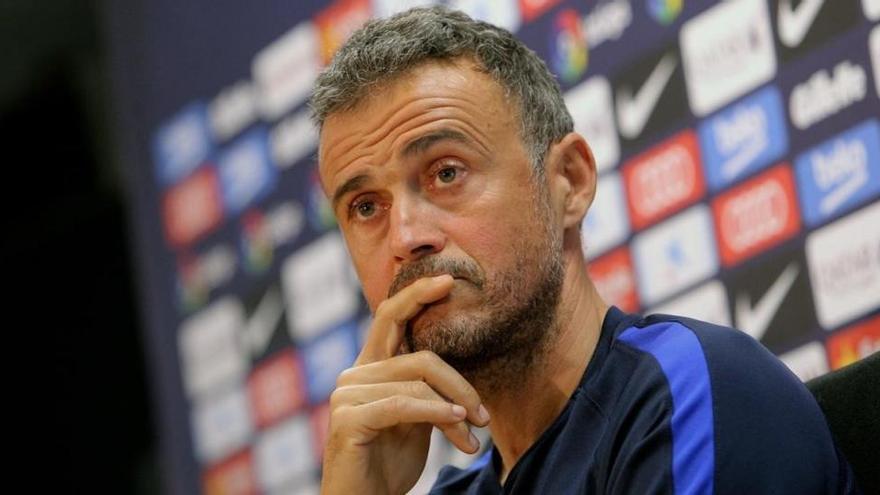 Luis Enrique se indigna por las críticas recibidas