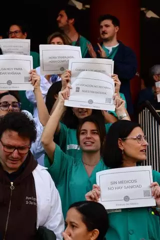 El 20% de los médicos extremeños se suma a una nueva semana de huelga contra el Estatuto Marco