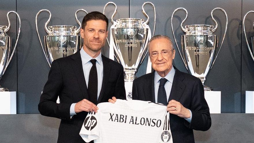 Xabi Alonso ha sido presentado este lunes como técnico del Real Madrid.