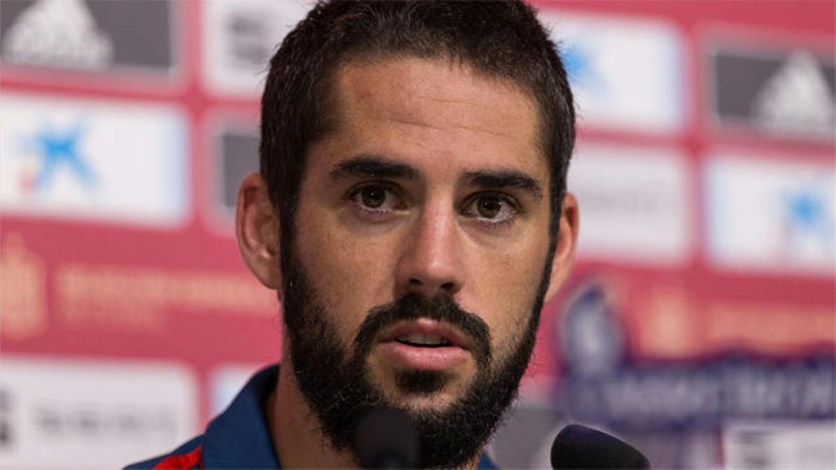 Así perdió los papeles Isco ante un periodista