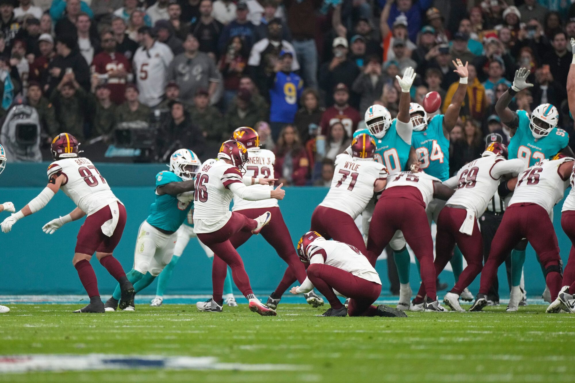 NFL en Madrid: Miami Dolphins - Washington Commanders.