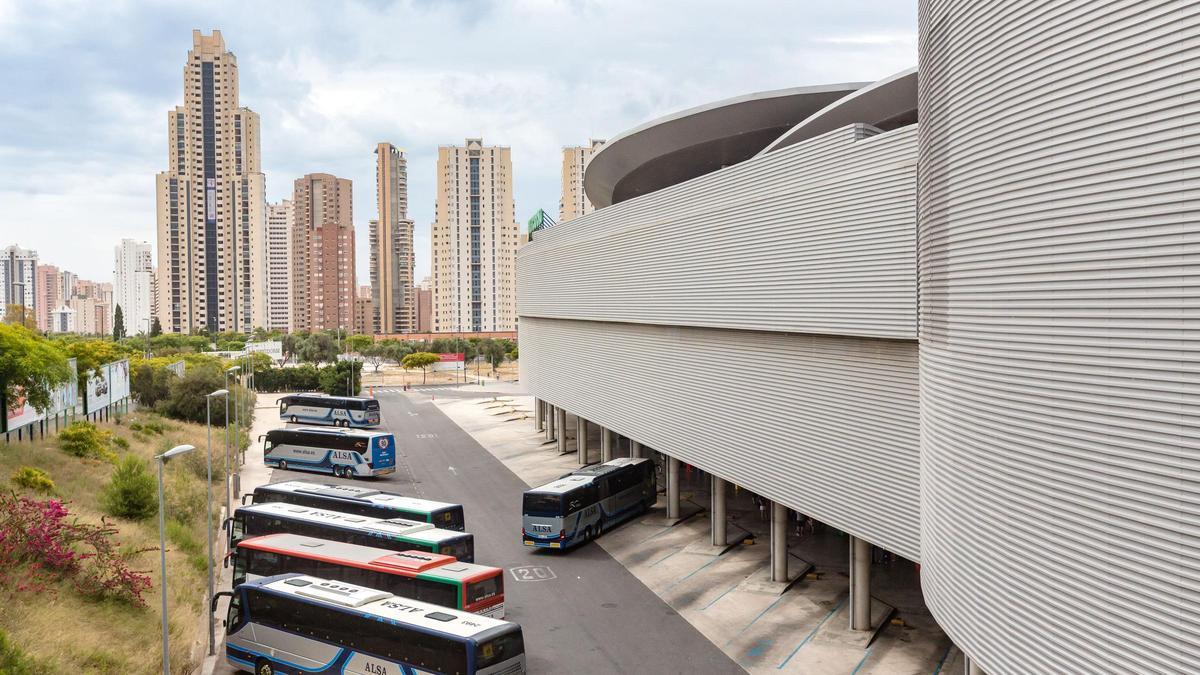 La estación de autobuses de Benidorm.