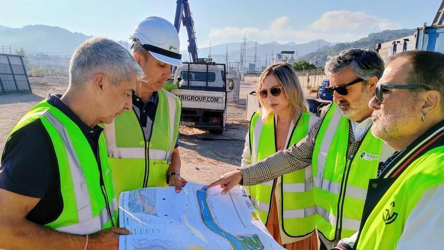 Las obras en el Nalón a su paso por Lada, Langreo, convertirán en zonas verdes 56.000 metros cuadrados de terreno