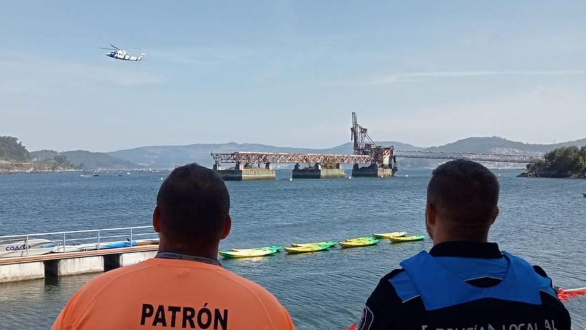 Simulacro de rescate marítimo en aguas de Rande | ACD RANDE