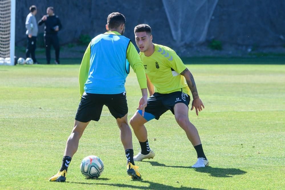 Entrenamiento de la UD Las Palmas previo al derby canario