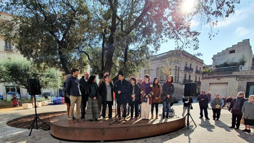 Igualada estrena la remodelació de la Plaça dels Porcs