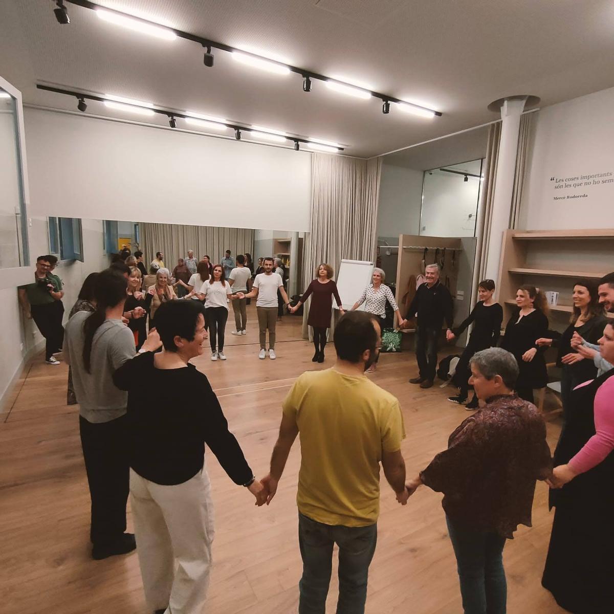 Trobada amb un grup de Grècia al Foment.
