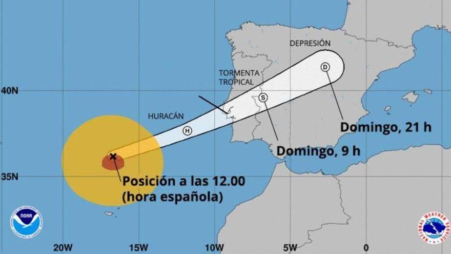 Protección Civil alerta de la entrada de Leslie y pide atención a los avisos