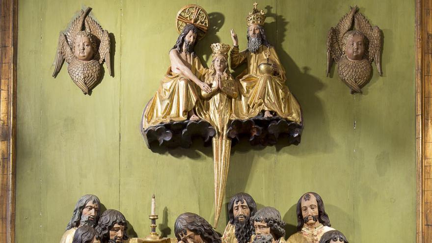 El retablo de la Dormición es de origen valenciano