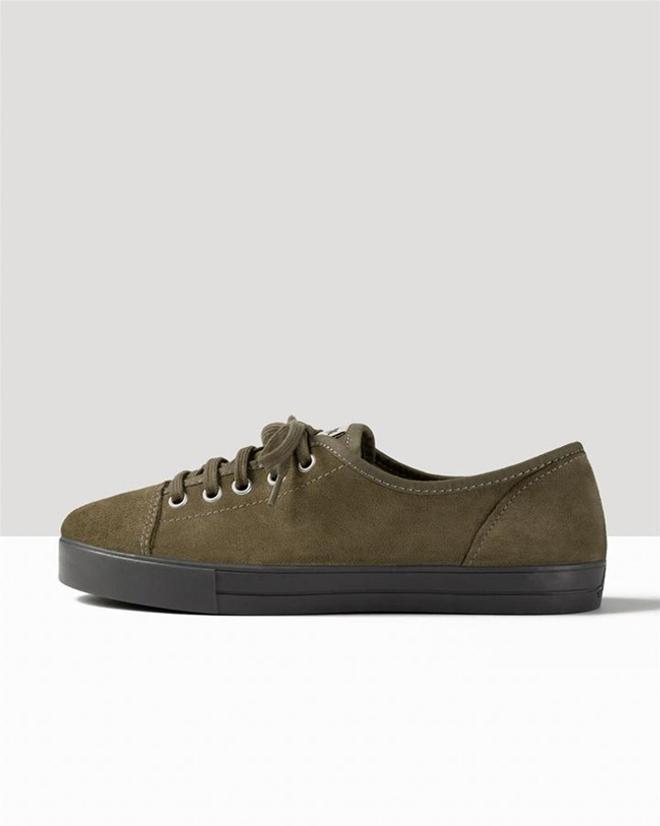 Zapatillas de serraje en verde, de Fooga