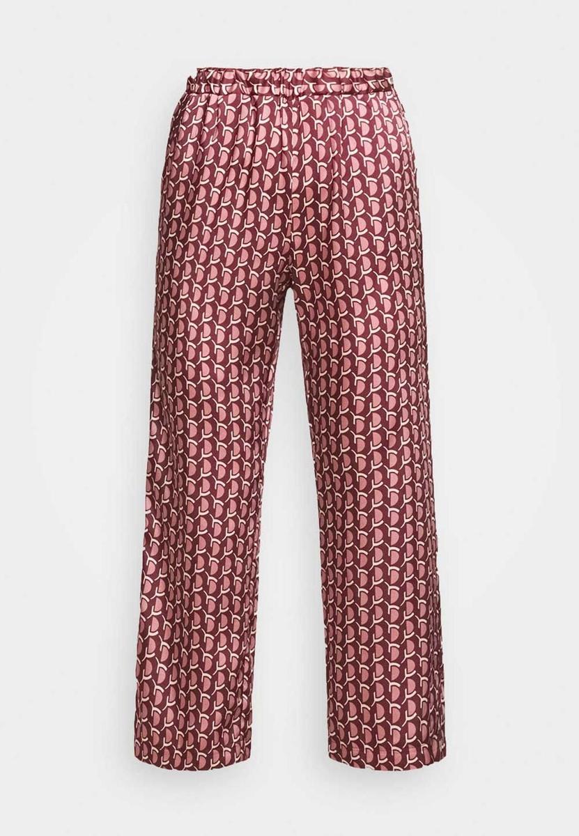 Pantalón de satén estampado de Progetto Quid a la venta en Zalando. (Precio: 84,95 euros)