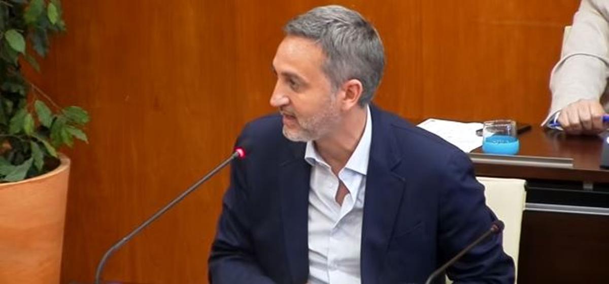 El popular César Sánchez, en el pleno de hoy