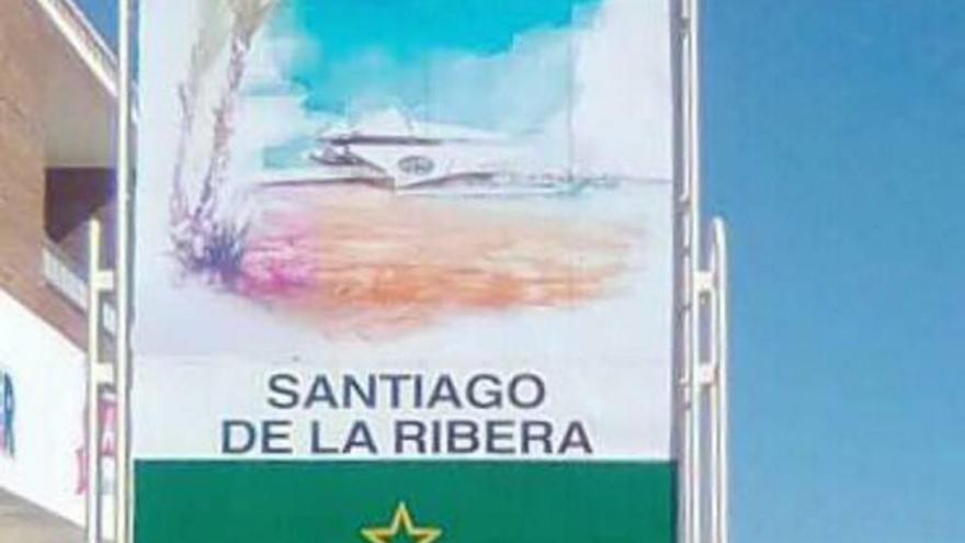 San Javier Renueva los carteles de bienvenida