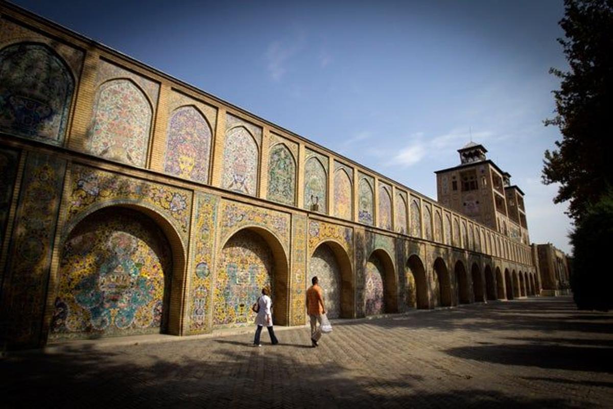 Exterior del Palacio de Golestán, donde fue coronado el Sha Rheza Pahlevi.