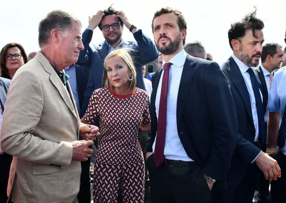 Encuentro de Pablo Casado (PP) con hoteleros en el sur de Gran Canaria