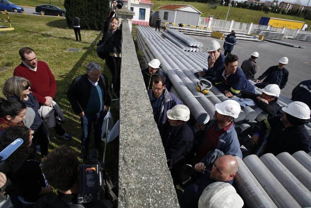 Los despedidos de Montrasa visitan Alcoa