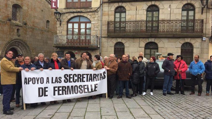 Concentración de vecinos en Fermoselle