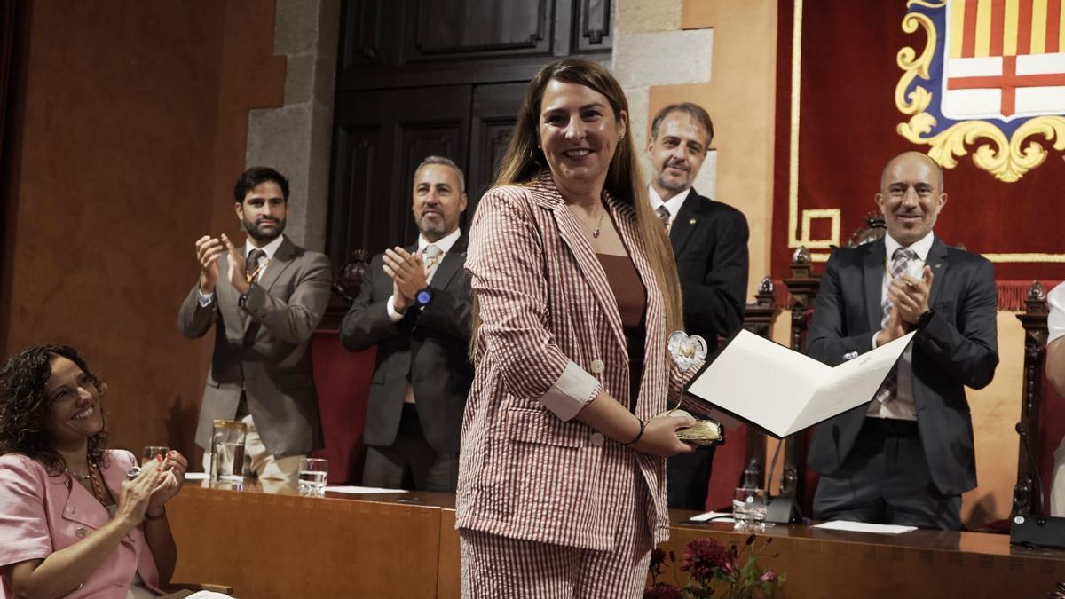 Estal Blay amb el títol de pregonera