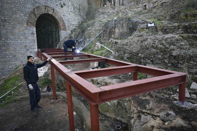 Así avanzan los trabajos junto al Teatro Romano de Sagunt