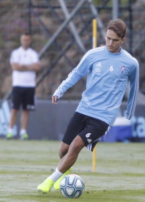 El Celta se ejercita en A Madroa para continuar la pretemporada