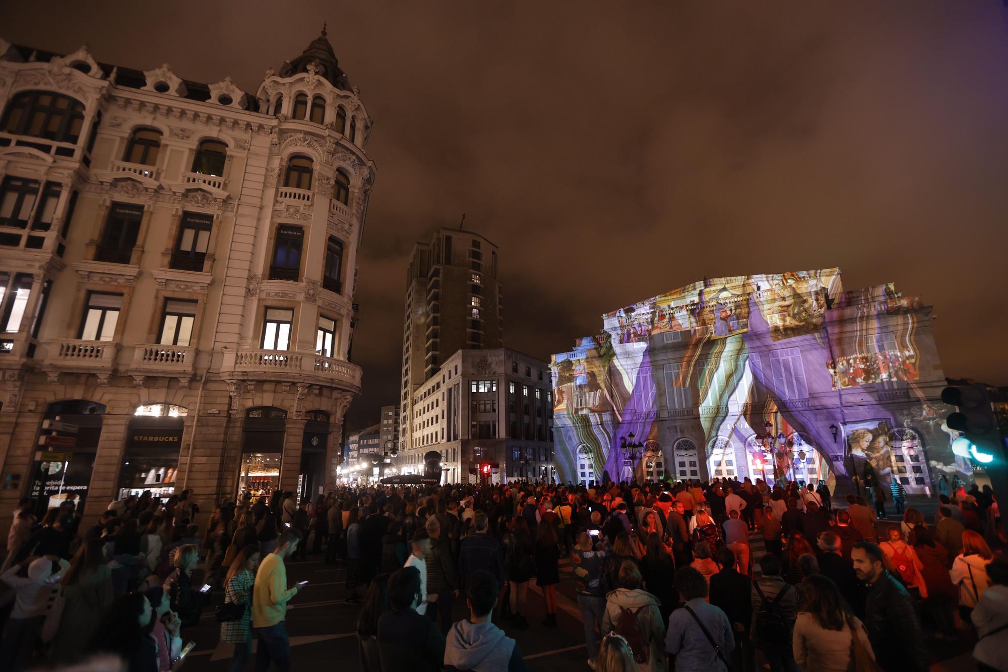 EN IMÁGENES: así fue la Noche Blanca de Oviedo 2022