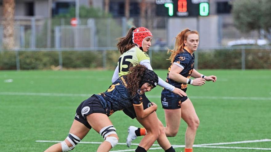 Les Abelles La Cuina se lleva el derbi Teika ante el Rugby Turia