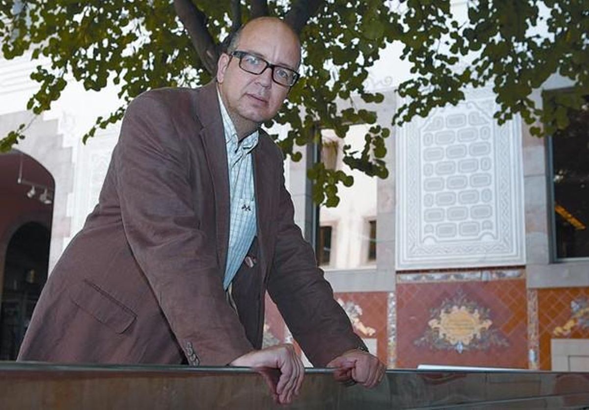 Marçal Sintes, al Pati de les Dones del CCCB. (JOSEP GARCIA) Marçal Sintes, al Pati de les Dones del CCCB. (JOSEP GARCIA)