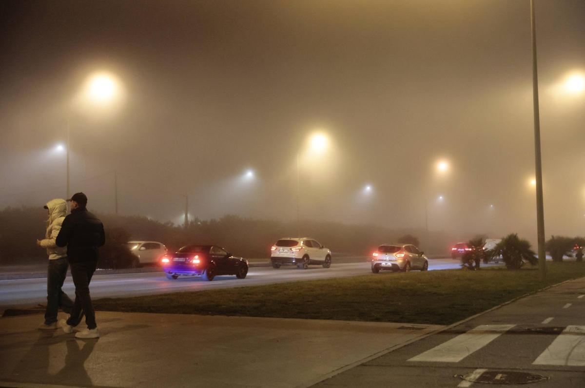 Las imágenes de la niebla en Mallorca