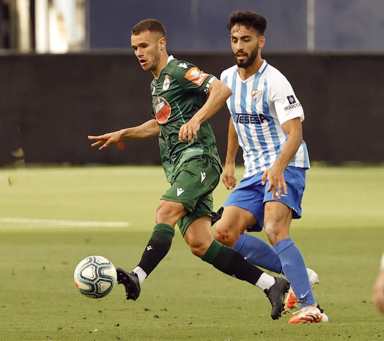 El Dépor pierde 1-0 en Málaga