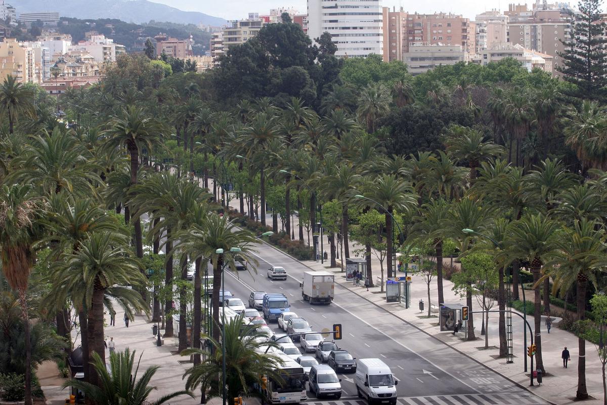 El Paseo del Parque, en una foto de archivo.