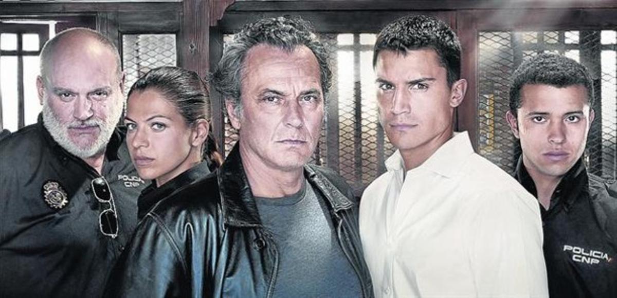 Juanma Lara, Thaïs Blume, José Coronado, Álex González i Ayoub El Hilali, protagonistes d’’El Príncipe’.