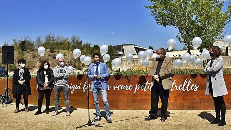 Inauguració del nou espai, al costat de l&#039;entrada del Cementiri Nou