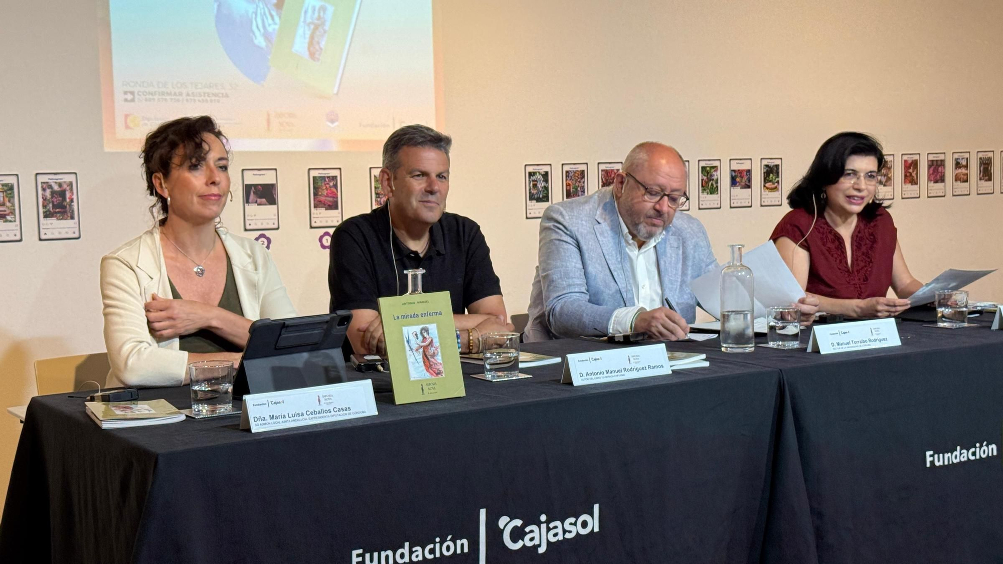 Presentación de 'La mirada enferma', el nuevo libro del escritor y profesor de Derecho de la UCO Antonio Manuel Rodríguez Ramos