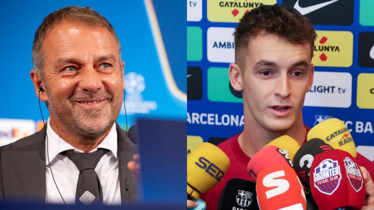 Hansi Flick y Marc Casadó