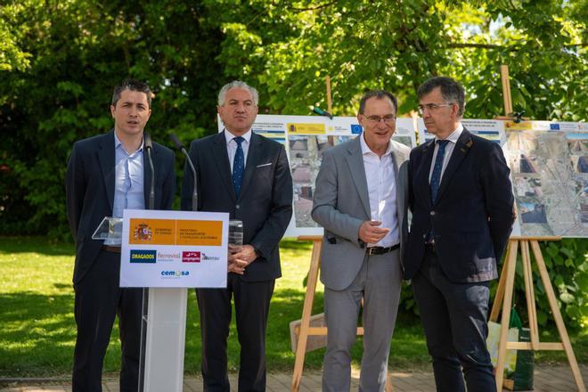 Visita del delegado del Gobierno central a las obras de humanización de travesías en Zamora
