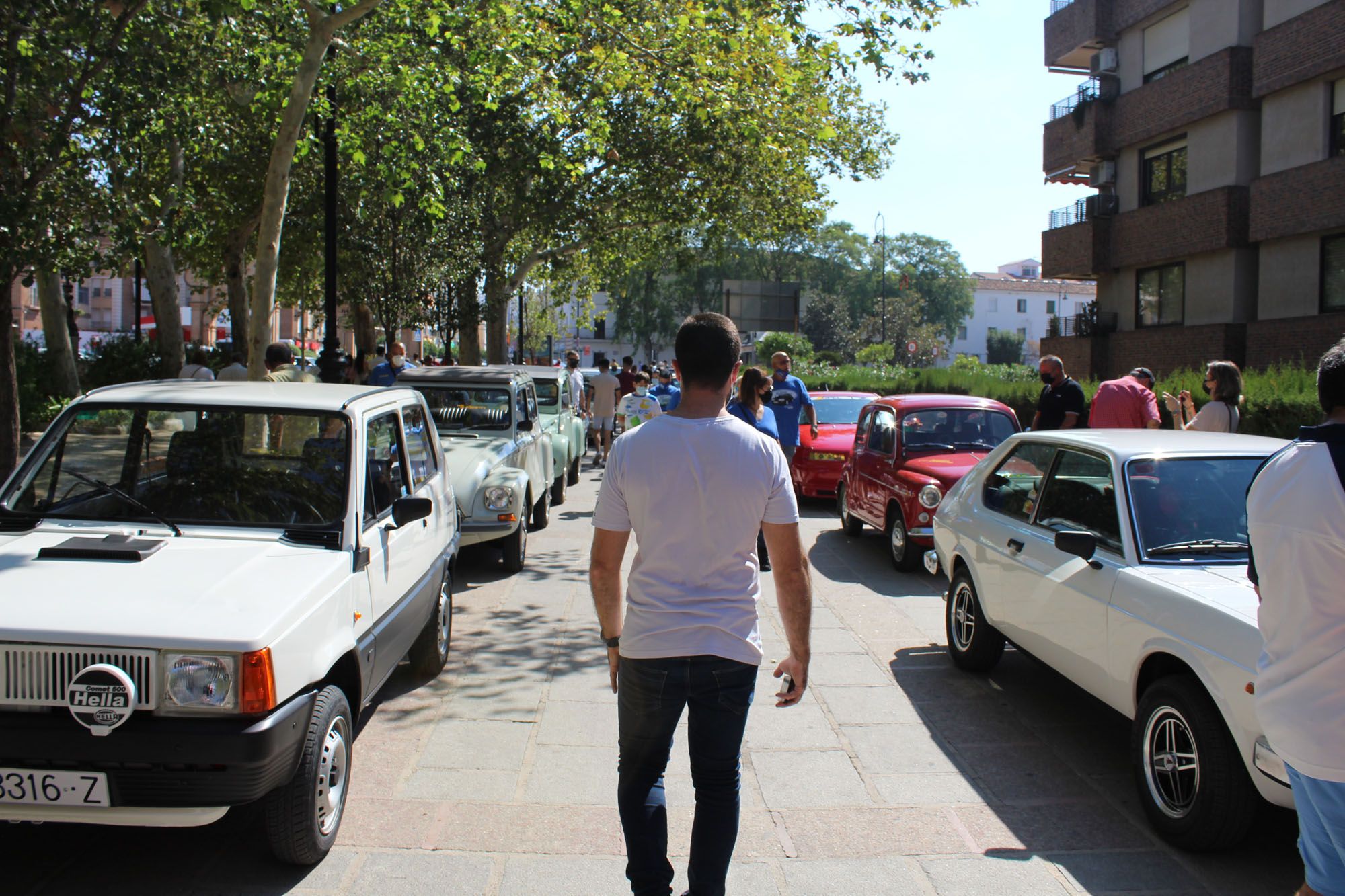 Concentración de coches clásicos en Antequera