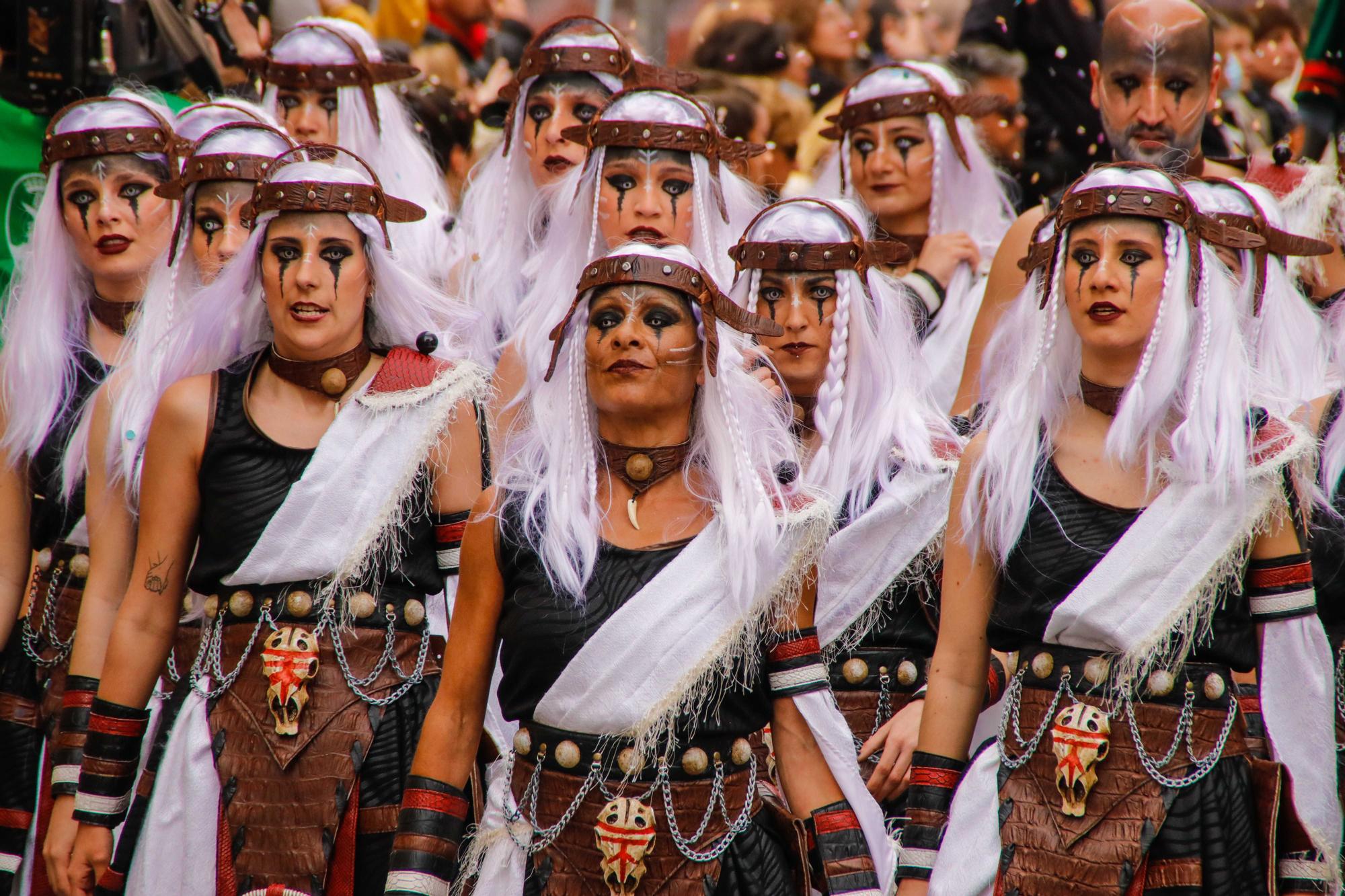 Espectaculares boatos y carrozas en las Fiestas de Alcoy