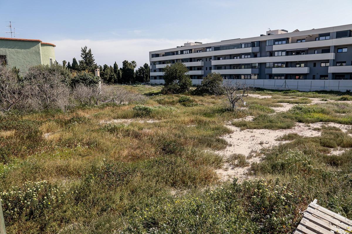 Parcela de Nou Nazareth donde se prevé la construcción de 130 viviendas protegidas