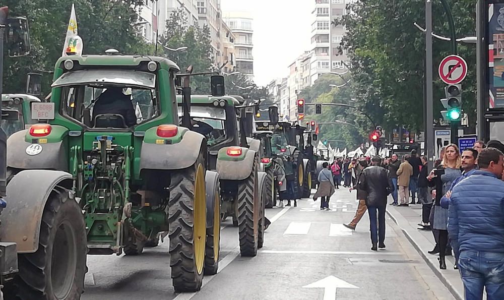 Así ha sido la manifestación de los agricultores