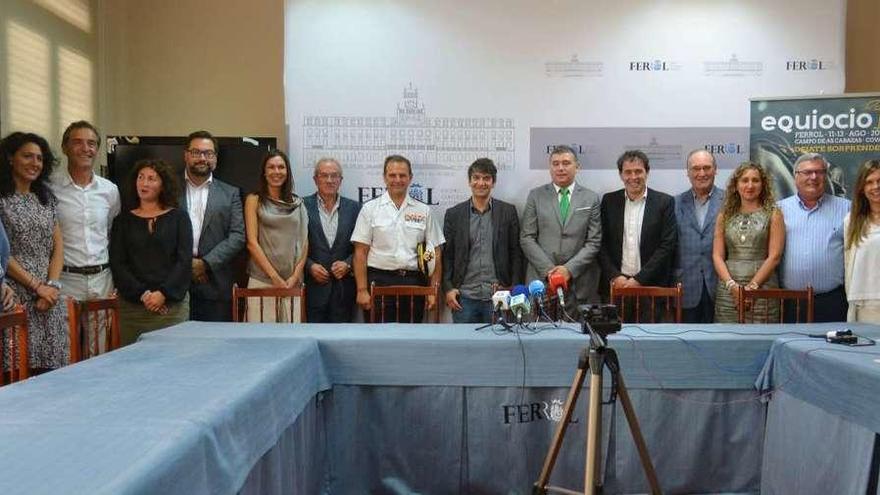 Presentación de Equiocio 2017, ayer, en Ferrol.